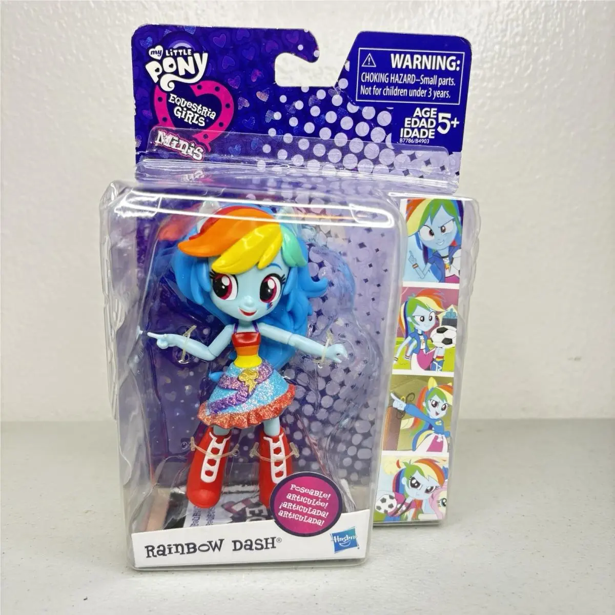 My Little Pony Equestria Girls Minis School Dance Rainbow Dash Poseable