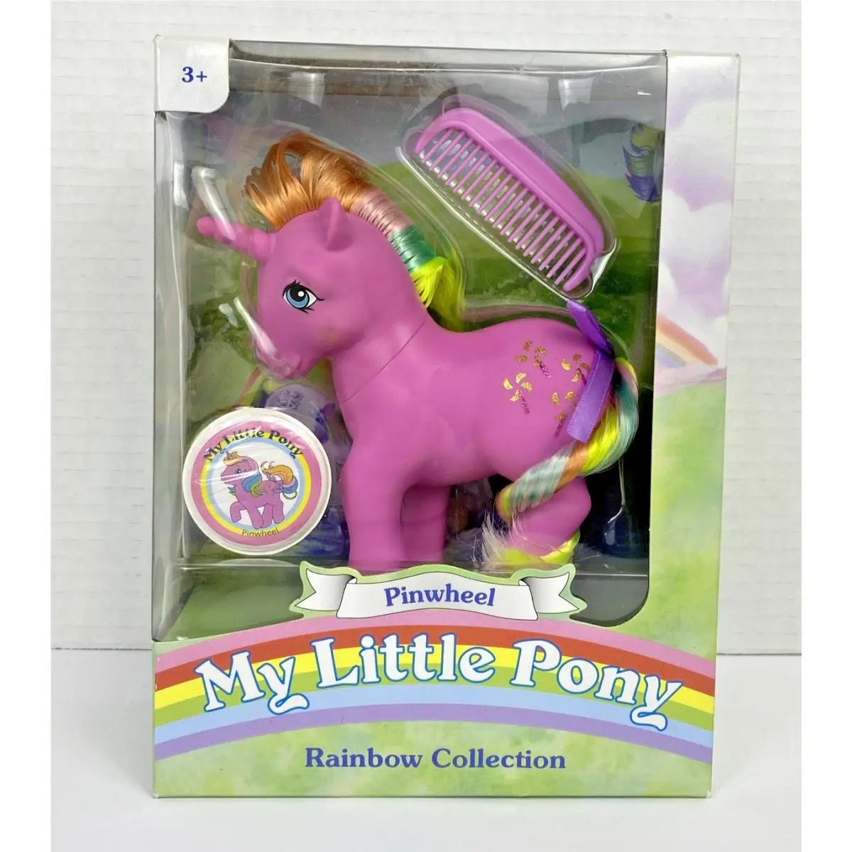 2018 My Little Pony Pinwheel 35th Anniversary Rainbow Collection G1 Htf
