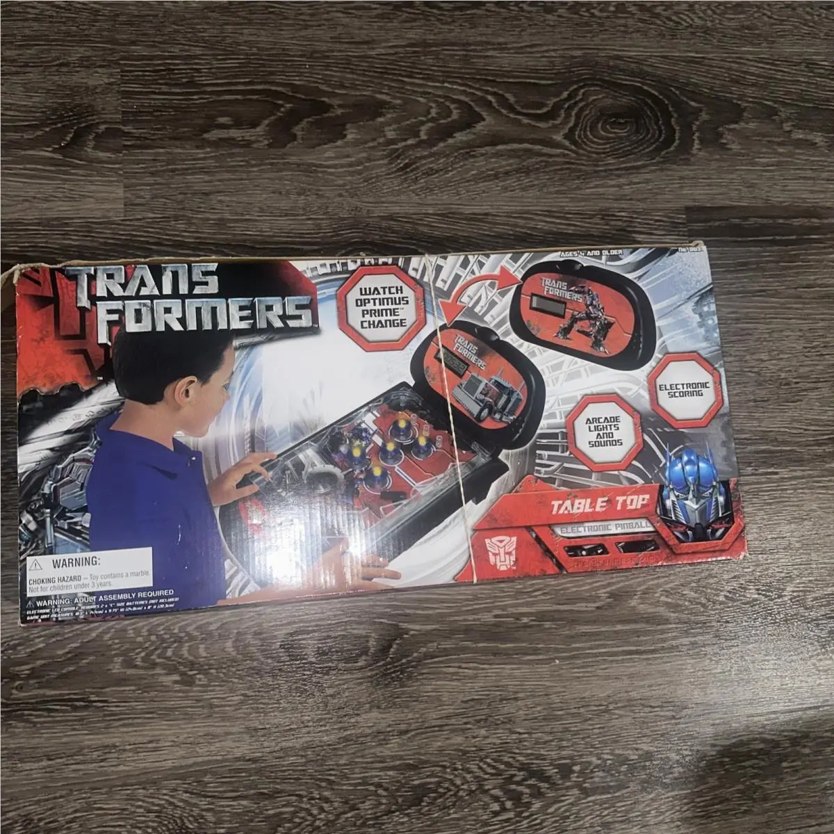 2007 Transformers Electronic Table Top Pinball Revenge OF The Fallen Optimus