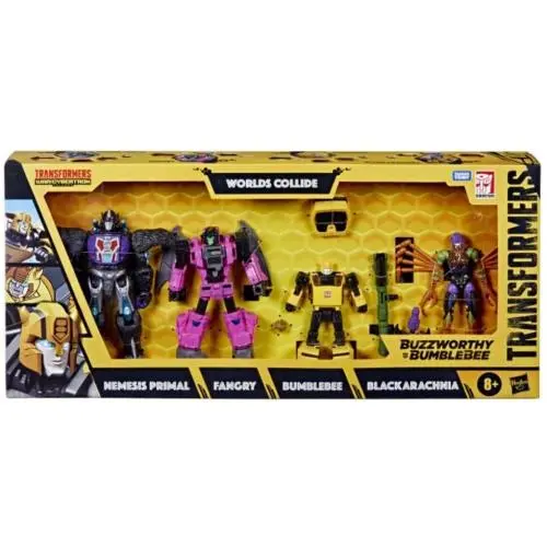 Transformers War For Cybertron Trilogy Buzzworthy Bumblebee Worlds Collide Pack