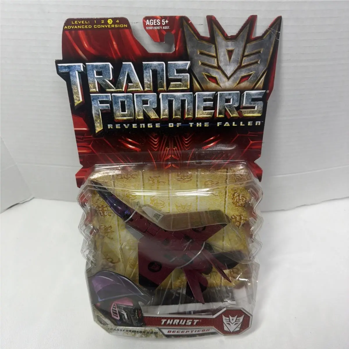 Transformers Thrust Revenge of The Fallen Deluxe Class Action Figure 2008 Read