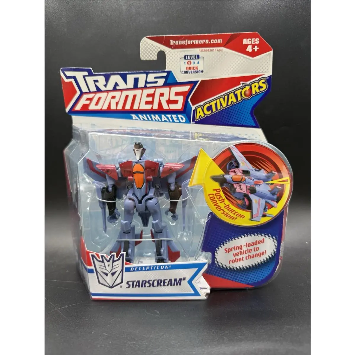 2008 Transformers Animated Activators Starscream Hasbro