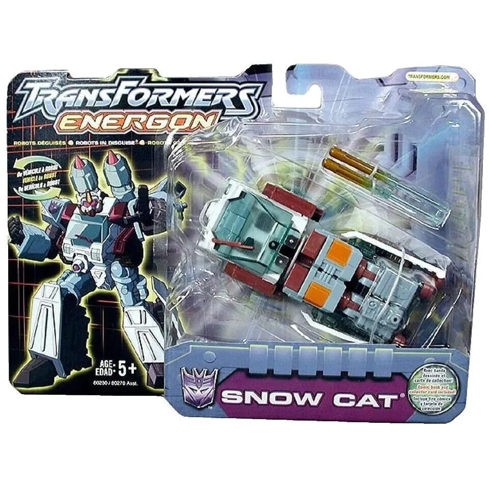 Transformers Energon Snow Cat Robots In Disguise Decepticon Toy