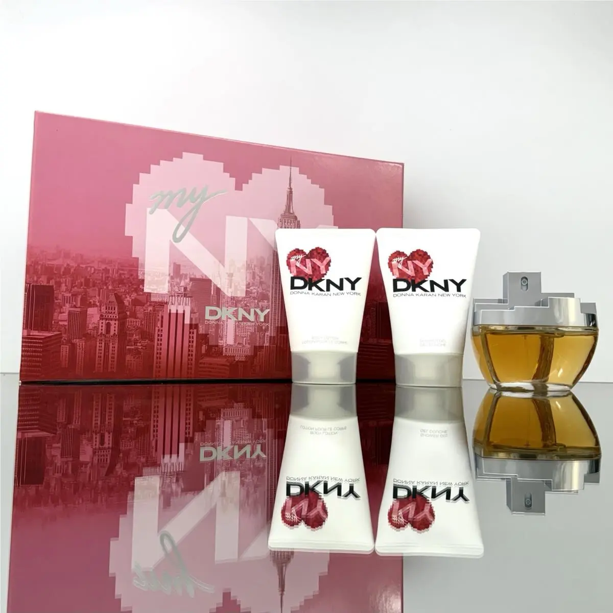 Donna Karan MY NY Dkny 3pc Women Set 3.4oz Edp Spr + 3.4oz B/lotion + 3.4 S/gel