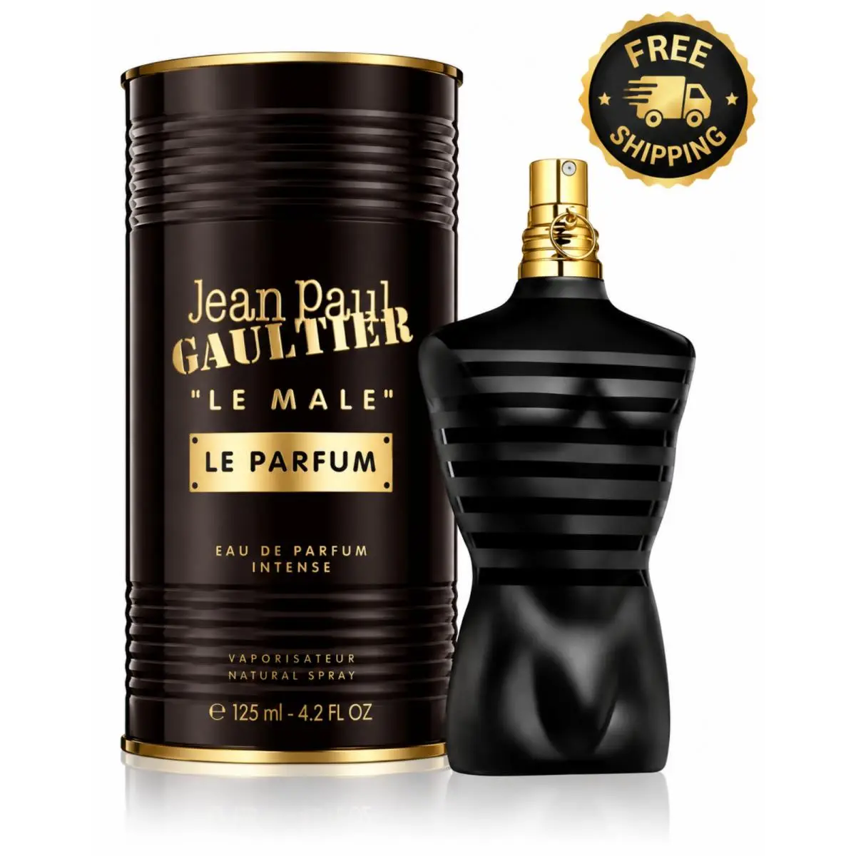 Jean Paul Gaultier Le Male Le Parfum Spray For Men 4.2 oz / 125ml