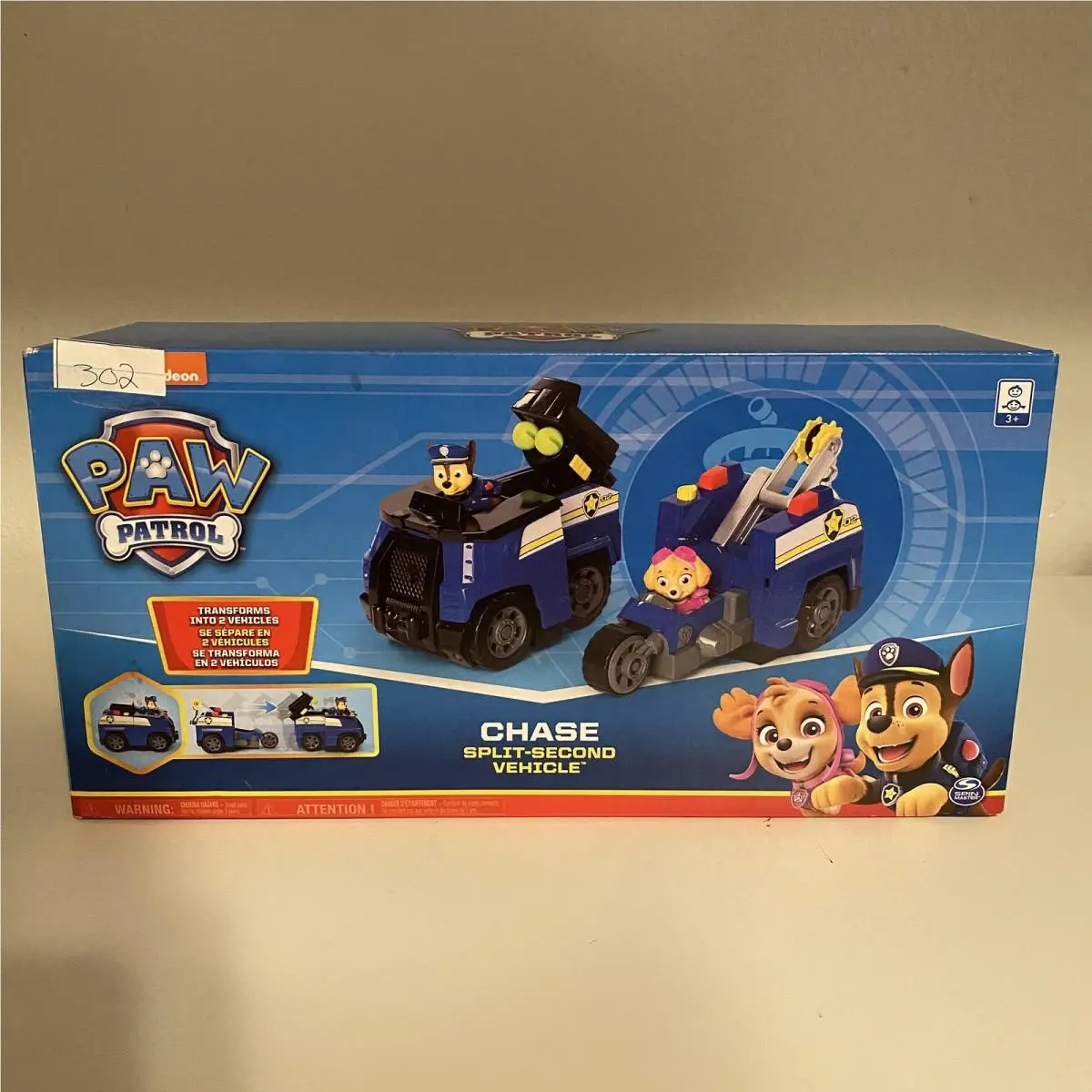 Spin Master Paw Patrol Chase Split-second Vehicle Toy