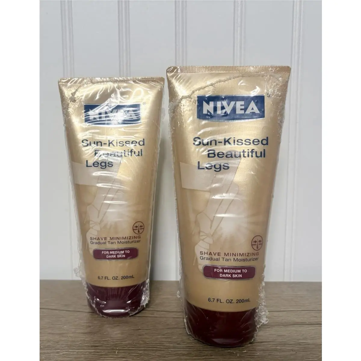 2 Nivea Sun-kissed Beautiful Legs Tan Moisturizer 6.7oz Medium/dark