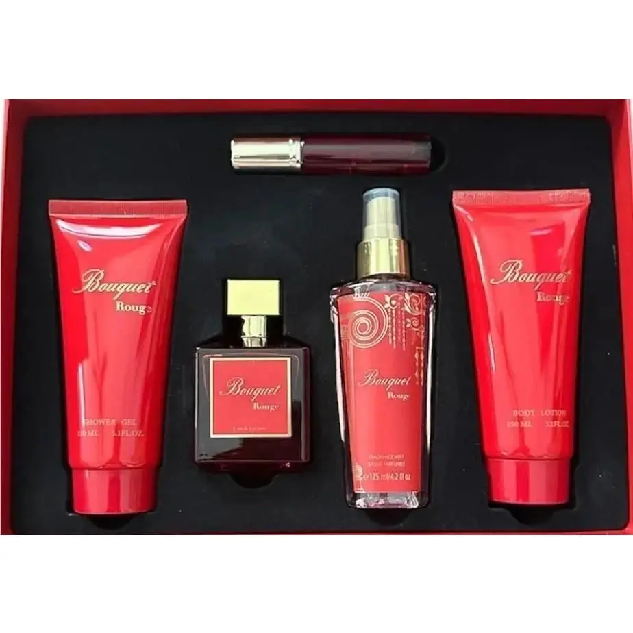 Maison Francis Kurkdjian Bouquet Rouge Luxury Fragrance Gift Set 5 Piece Collection with Eau de Parfum
