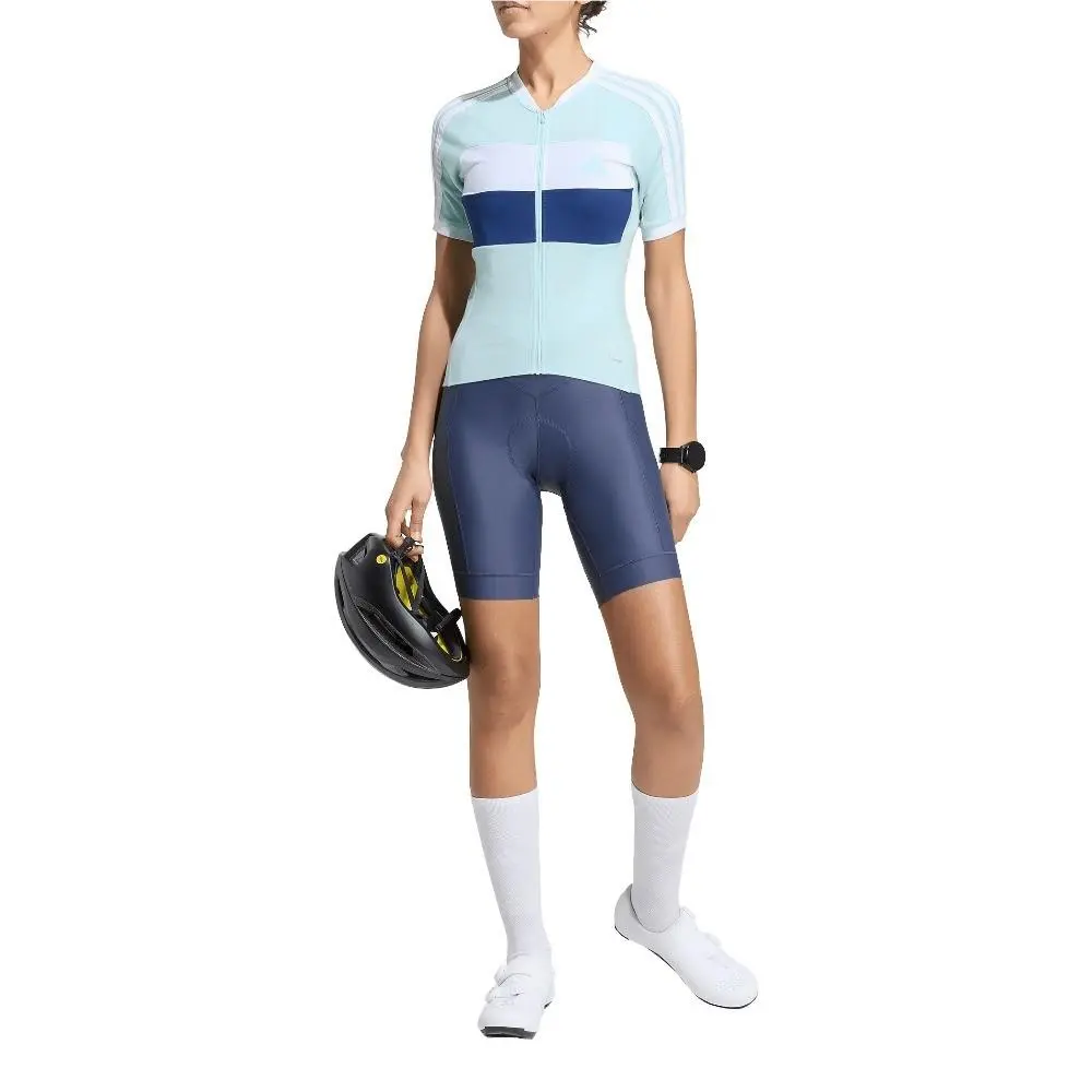 Adidas clothing - adidas Tempo Merino Cycling Jersey - SB1158-KB9577 - Blue 2