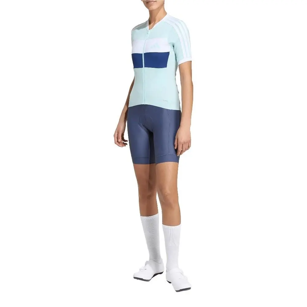 Adidas clothing - adidas Tempo Merino Cycling Jersey - SB1158-KB9577 - Blue 3