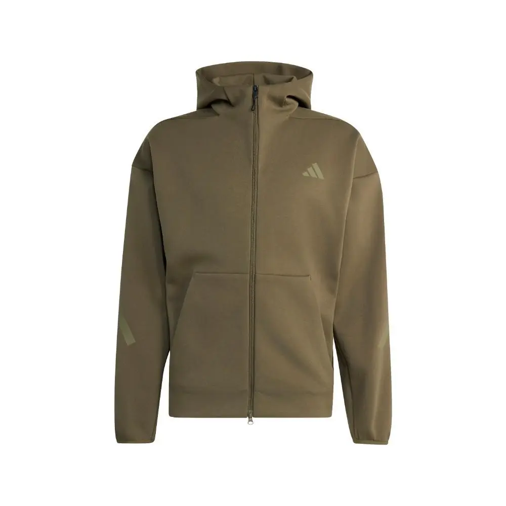 Adidas Z.n.e. Full Zip Track Top Mens Black Casual Outerwear SB1158-KF3827