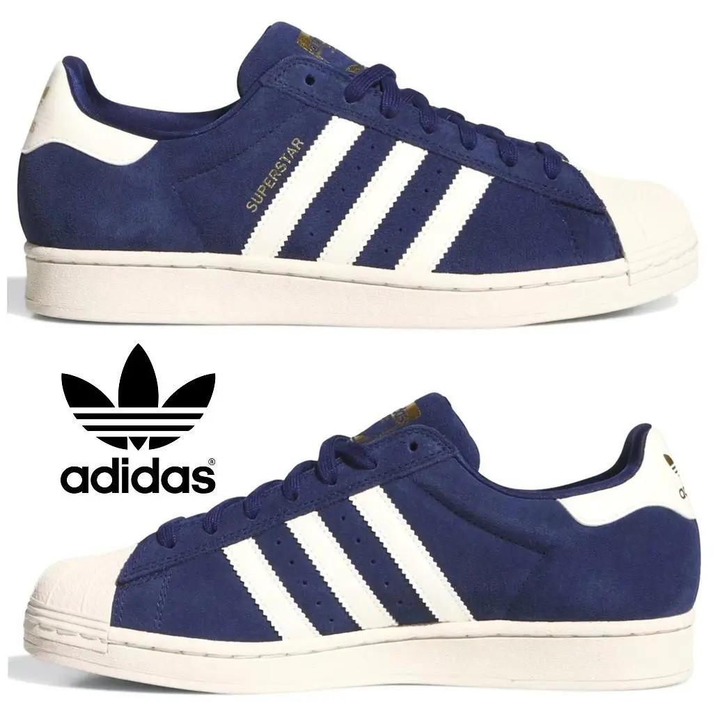 Adidas shoes - adidas Superstar ADV - Superstar ADV - Blue, Manufacturer: Dark Blue / Chalk White / Gold Metallic 17