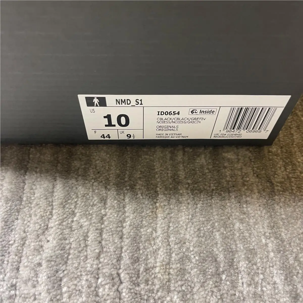 Adidas shoes - adidas NMD S1 - NMD - ID0654 - Core Black / Core Black / Grey Five 23