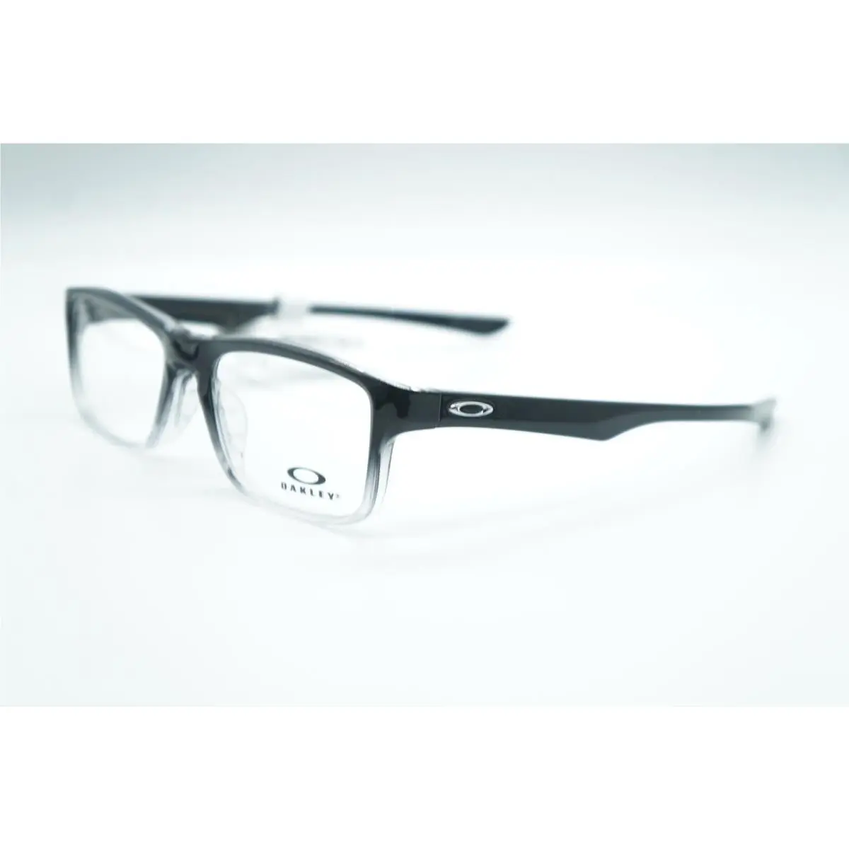 Oakley OX8081-1253 Polished Black Clear Eyeglasses Frame RX 53-18
