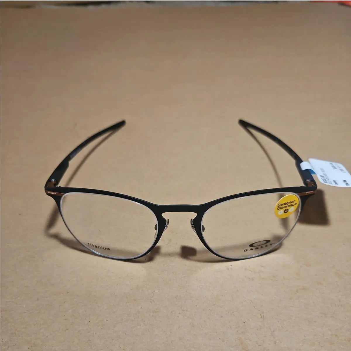 Oakley OX5145-0150 Money Clip Satin Black Orange Eyeglasses 50-20