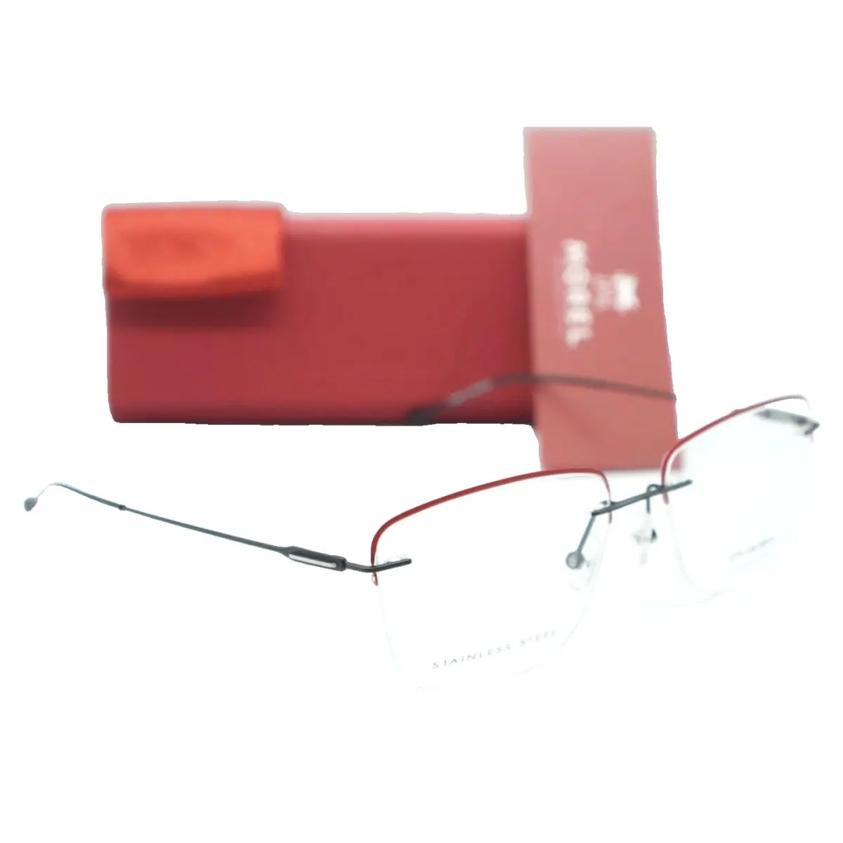 Oakley Morel Lightec 30221L NR11 Red-black Eyeglasses Frame 57-17 France