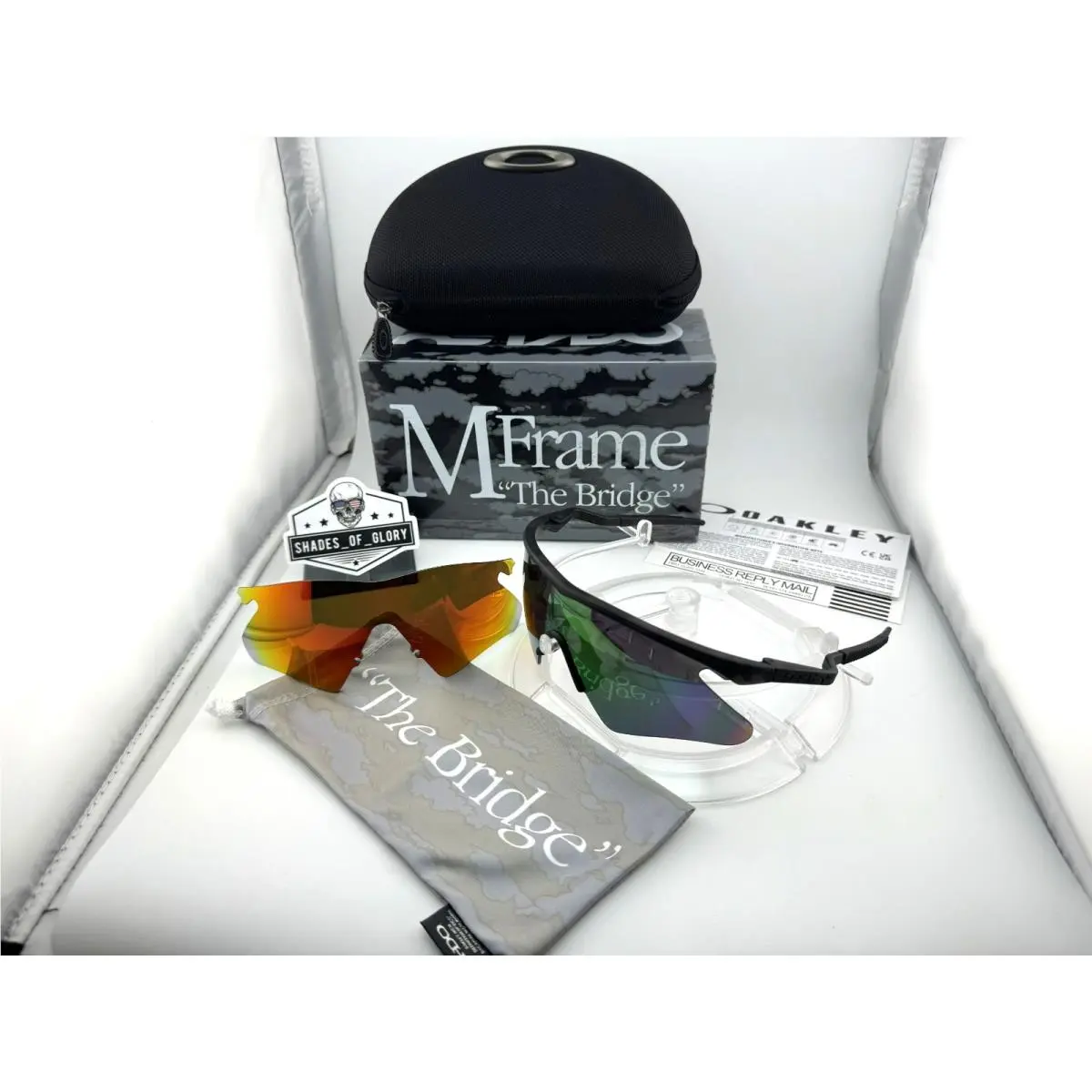 Oakley Mumbo Bridge Shadow Camo Prizm Jade Ruby Sunglasses OO9435-06 Shoe Palace