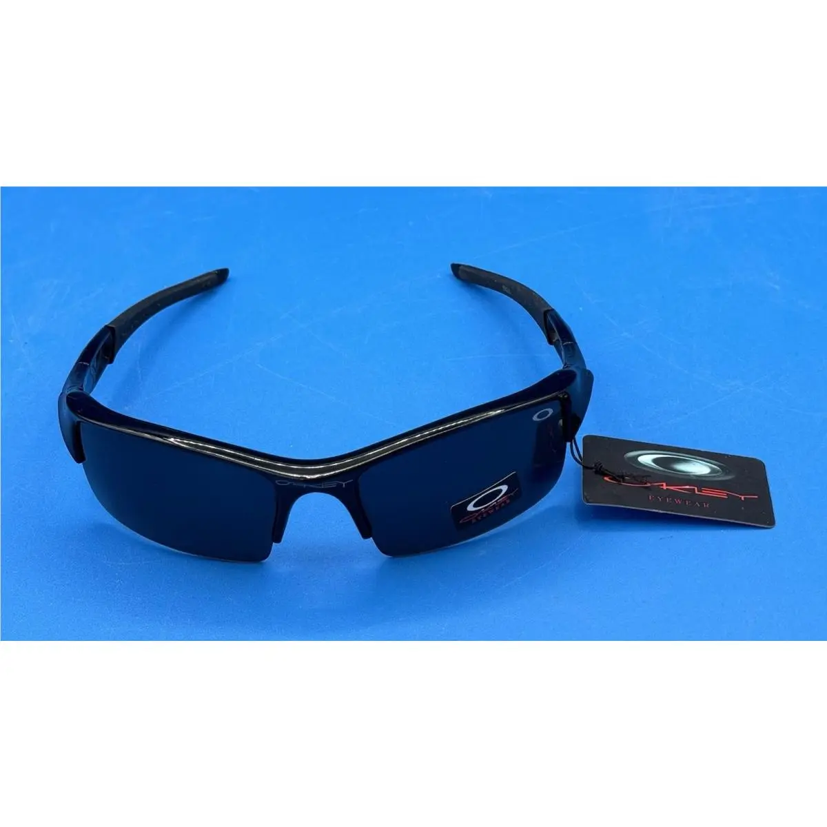 Vtg Oakley Sunglasses 5824 Wrap Style Black Frame Usa Made with Case Tags