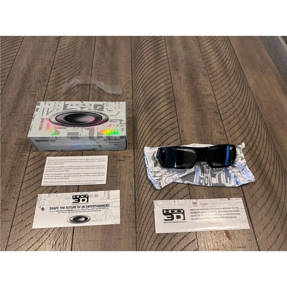 Oakley Gascan 3D Polished Black Limited Edition Eyewear Collectible