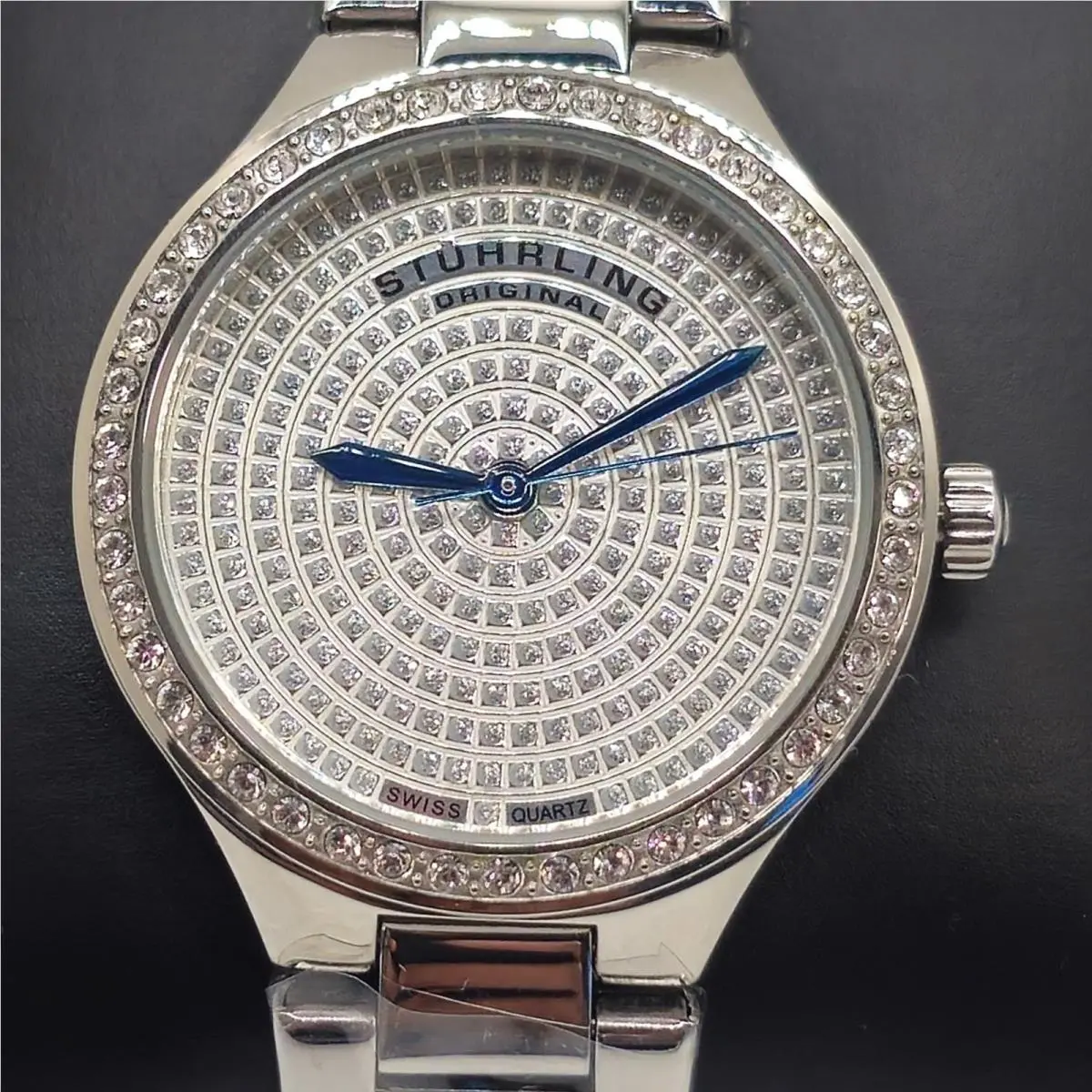 Stuhrling Symphony 683 Women 32mm Stainless Steel Quartz Bracelet Watch