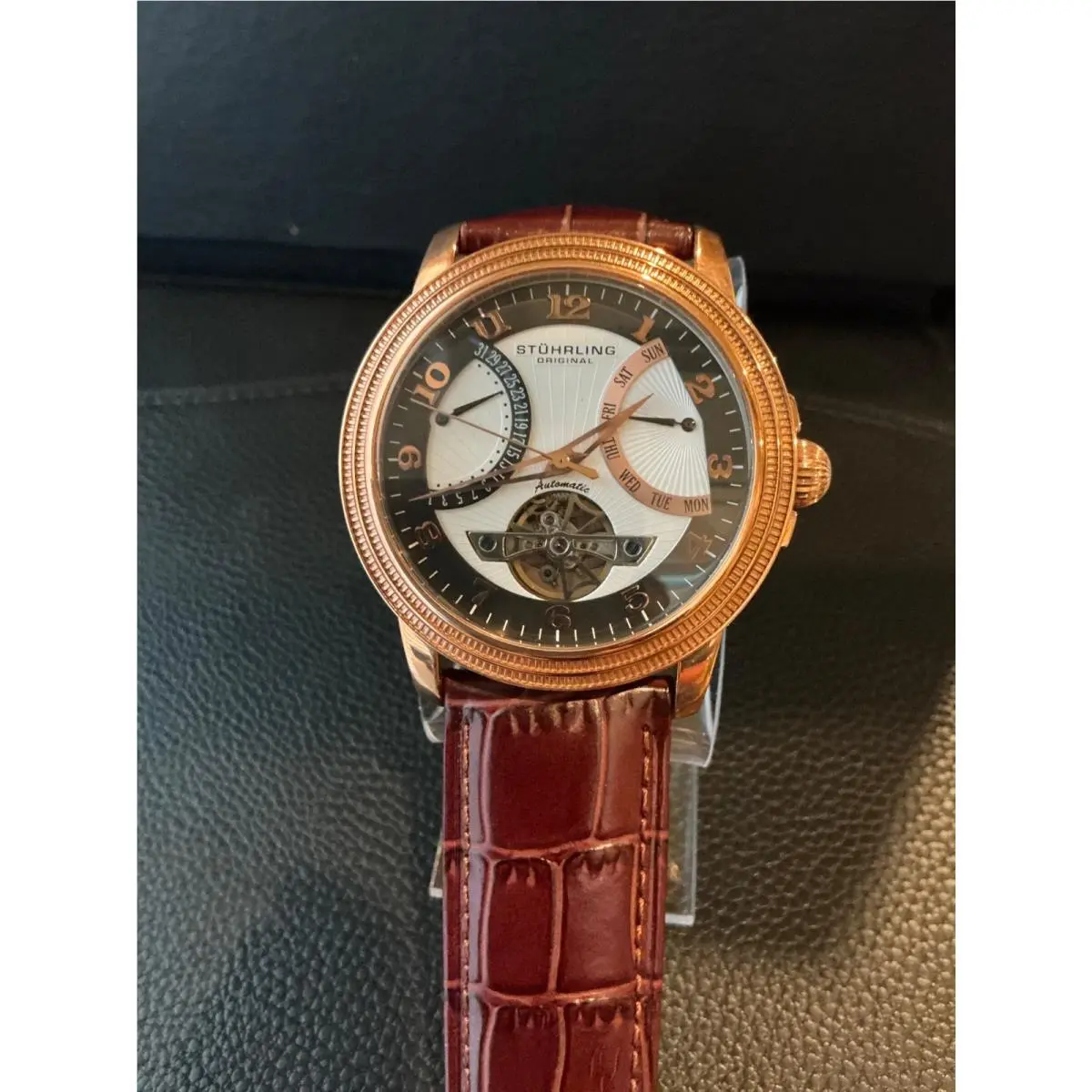Stuhrling Mens Watch ST-92504 33 Jewels Krusterna Crystal by Stührling