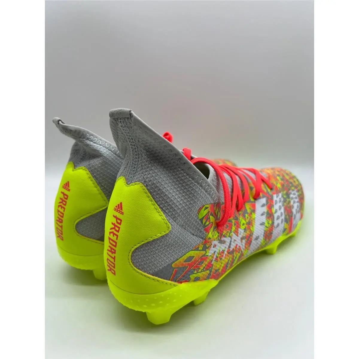 Adidas shoes - Adidas Predator Freak - Predator Freak - FY6531 - Clear Grey / Cloud White / Solar Yellow (UPC: 191985092798) 5