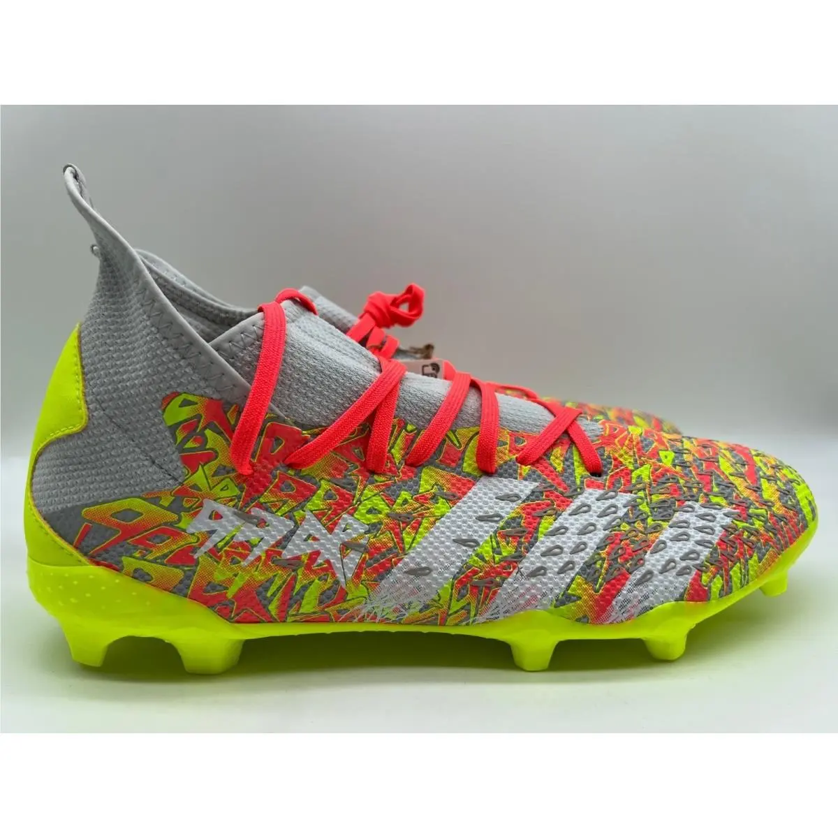Adidas shoes - Adidas Predator Freak - Predator Freak - FY6531 - Clear Grey / Cloud White / Solar Yellow (UPC: 191985092798) 1