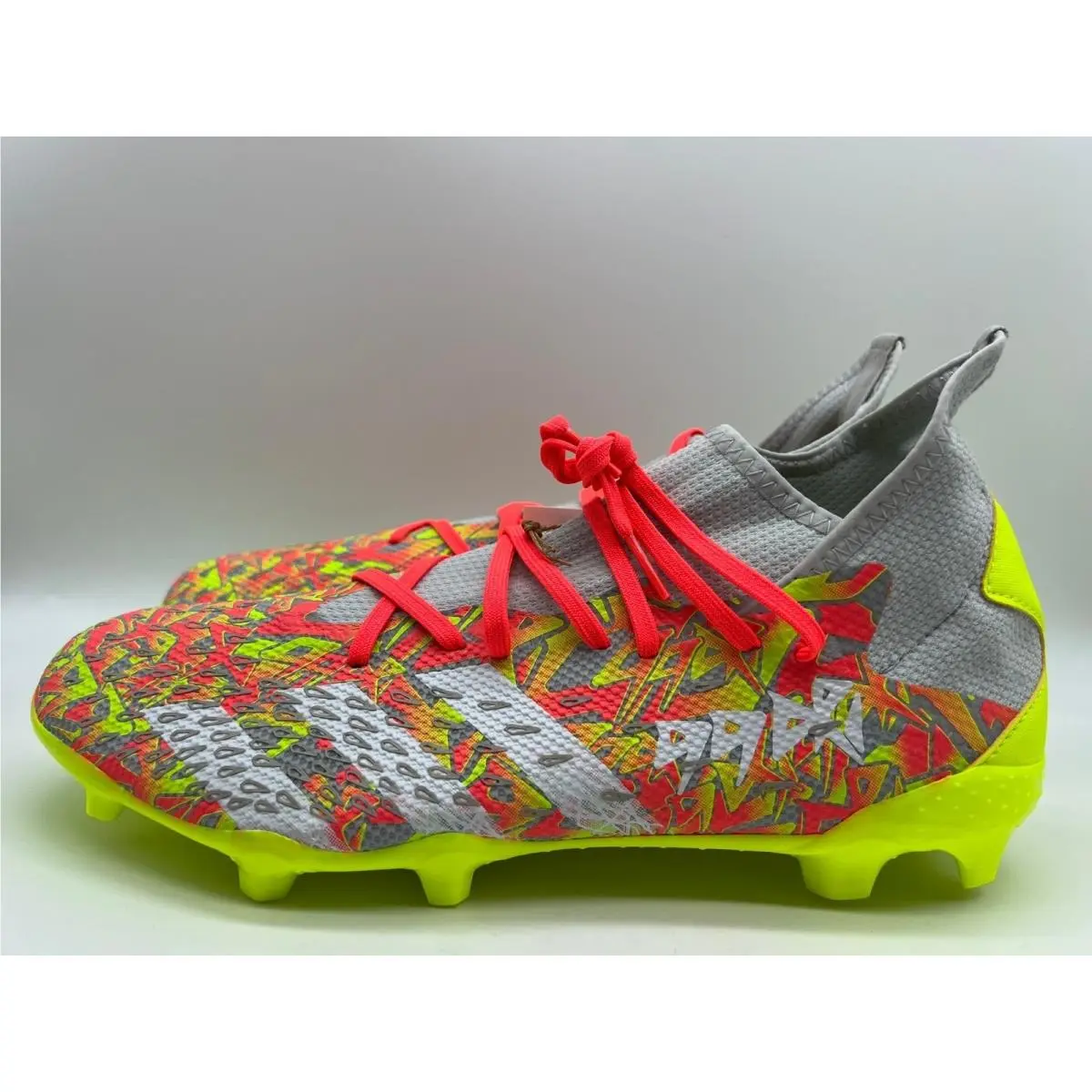 Adidas shoes - Adidas Predator Freak - Predator Freak - FY6531 - Clear Grey / Cloud White / Solar Yellow (UPC: 191985092798) 2
