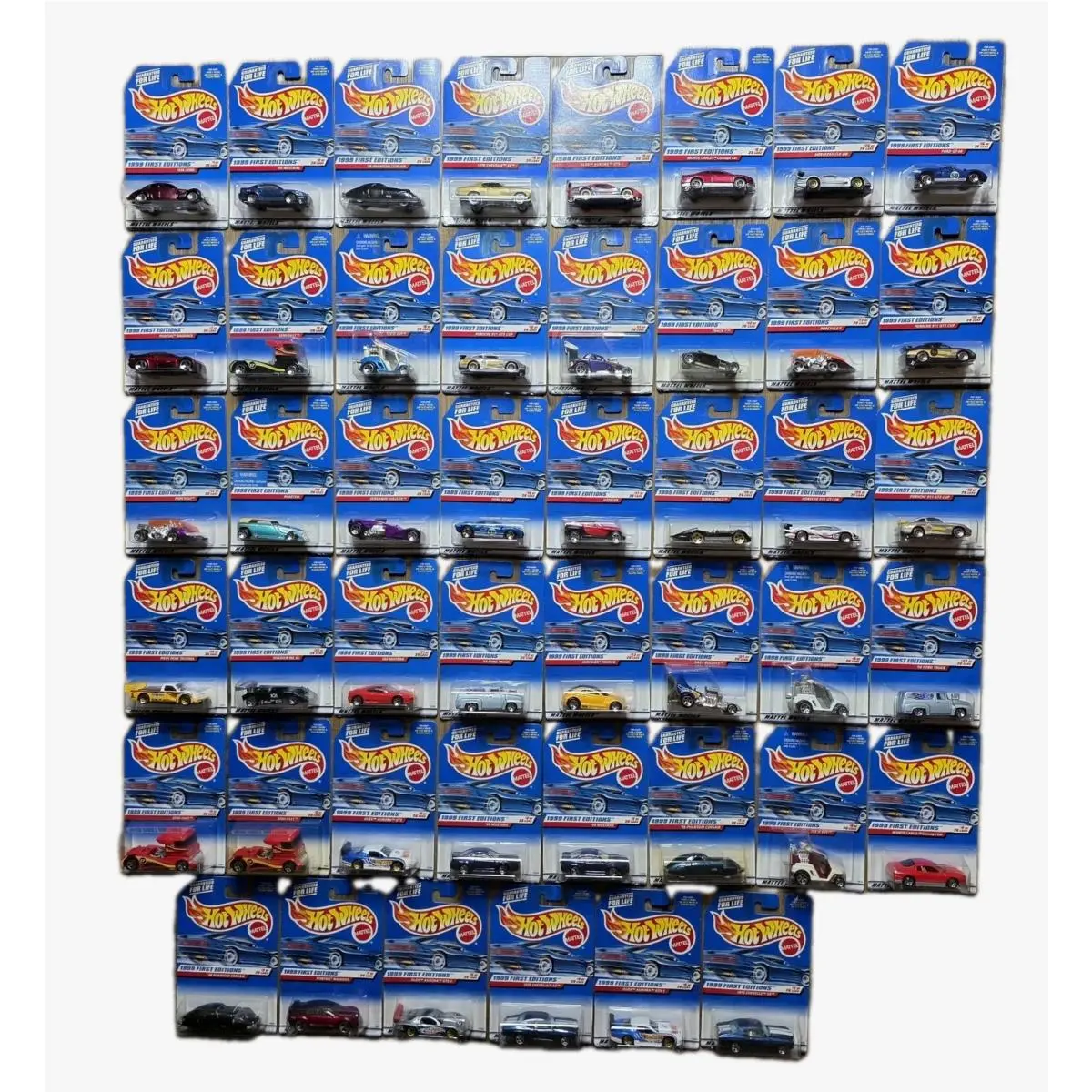 Hot Wheels 1999 First Editions Complete Set with Extras and Variants - 46 Total