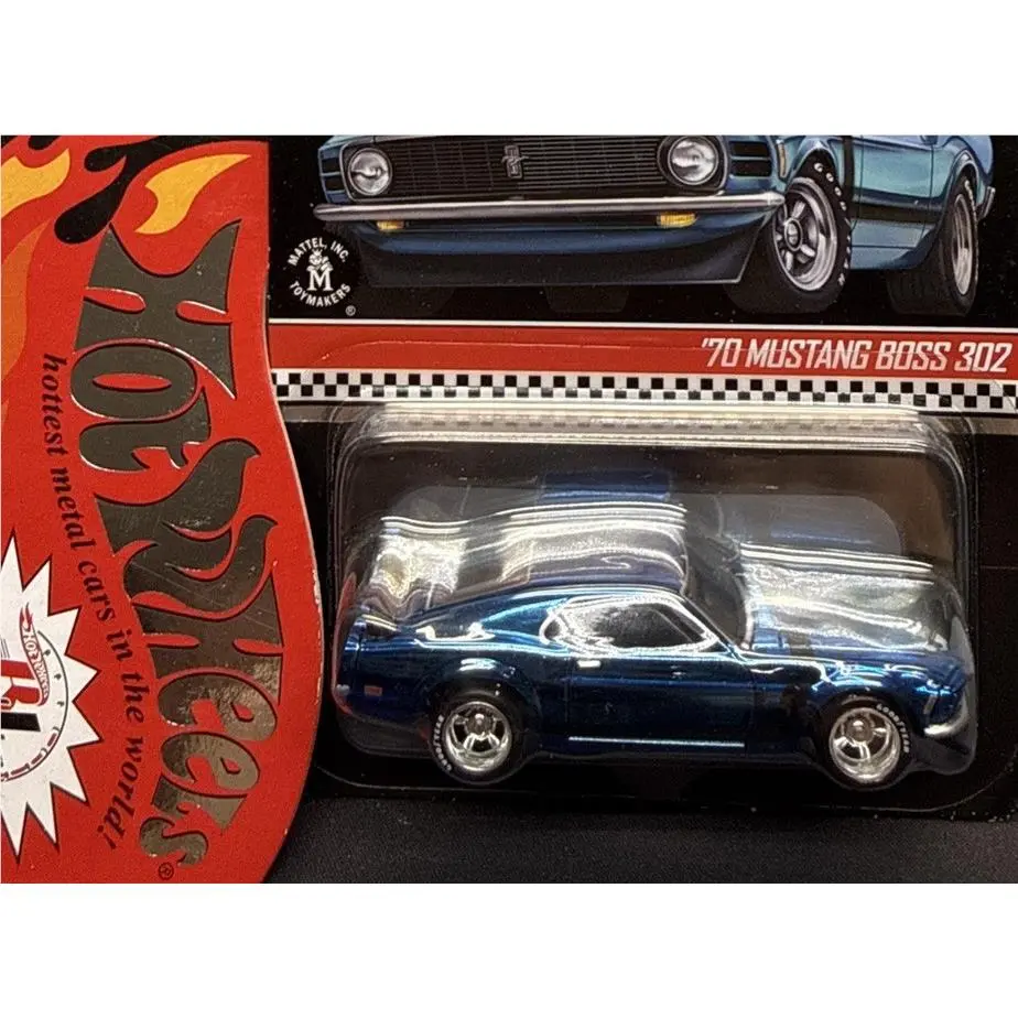 Hot Wheels Rlc `70 Mustang Boss 302 Blue 01561/07000 Hwc