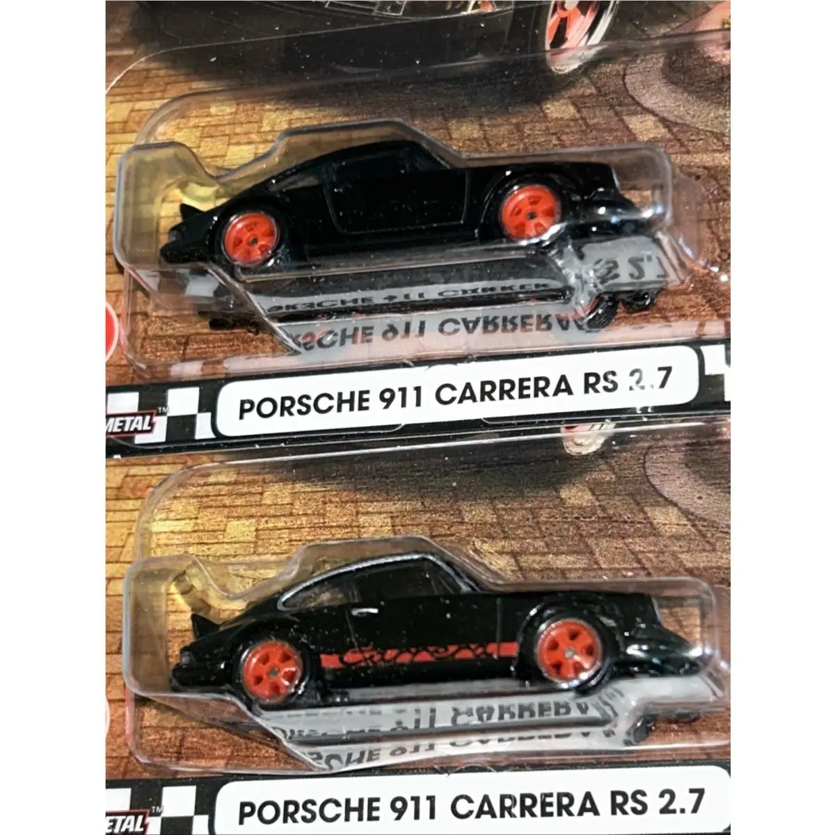 Hot Wheels Porsche 911 Carrera RS 2.7 Boulevard NO Tampo Error Ultra Rare 1/1