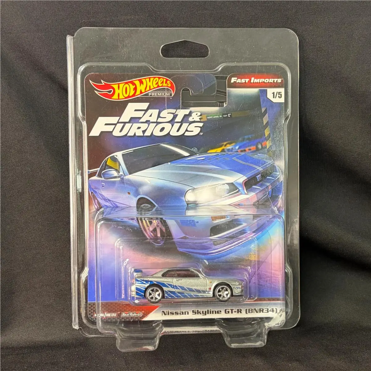 Hot Wheels Premium Fast Furious Fast Imports 1/5 Nissan Skyline Gt-r BNR34
