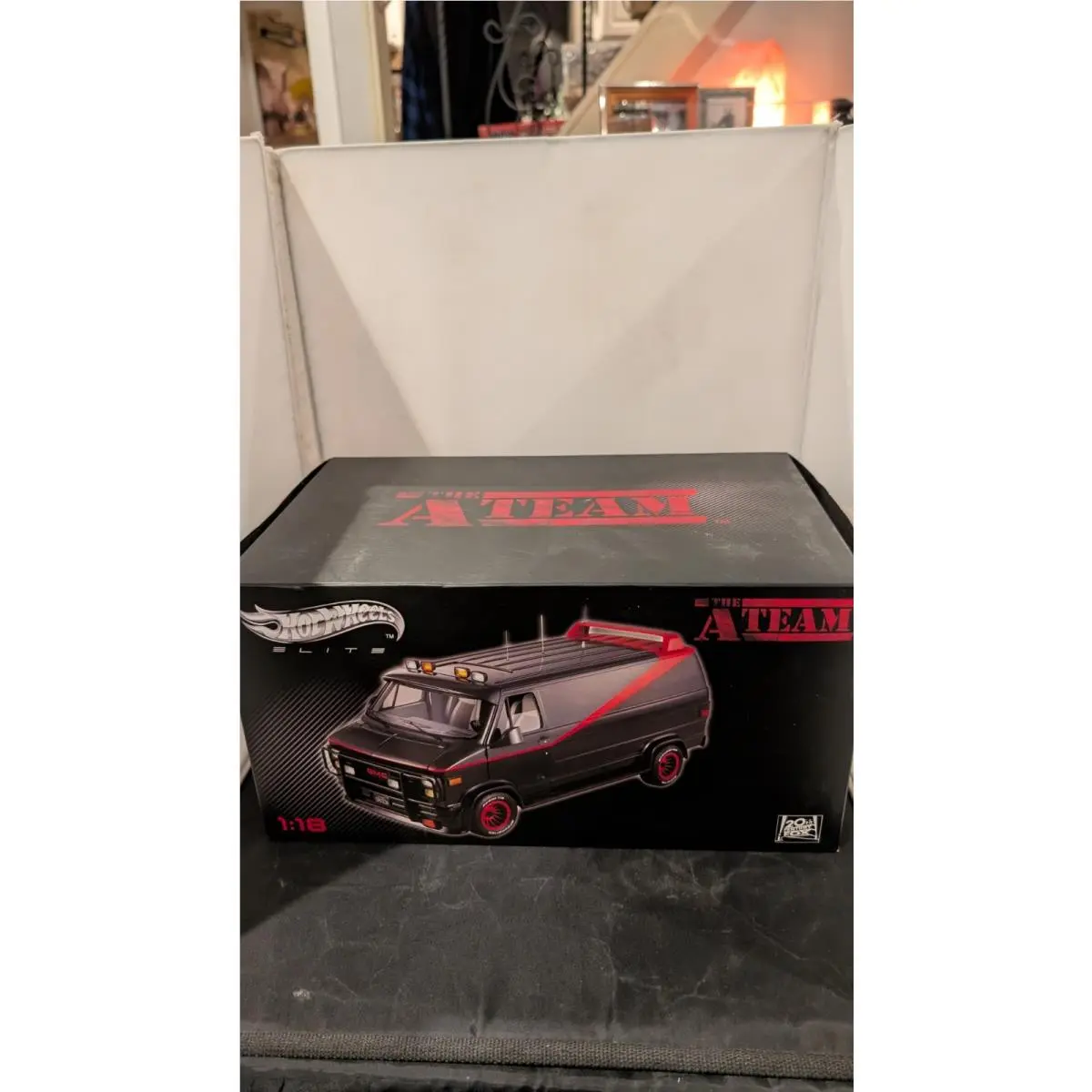 A-team Van 1:18 Scale Hot Wheels Elite V7439 See Pictures Opened Inspect