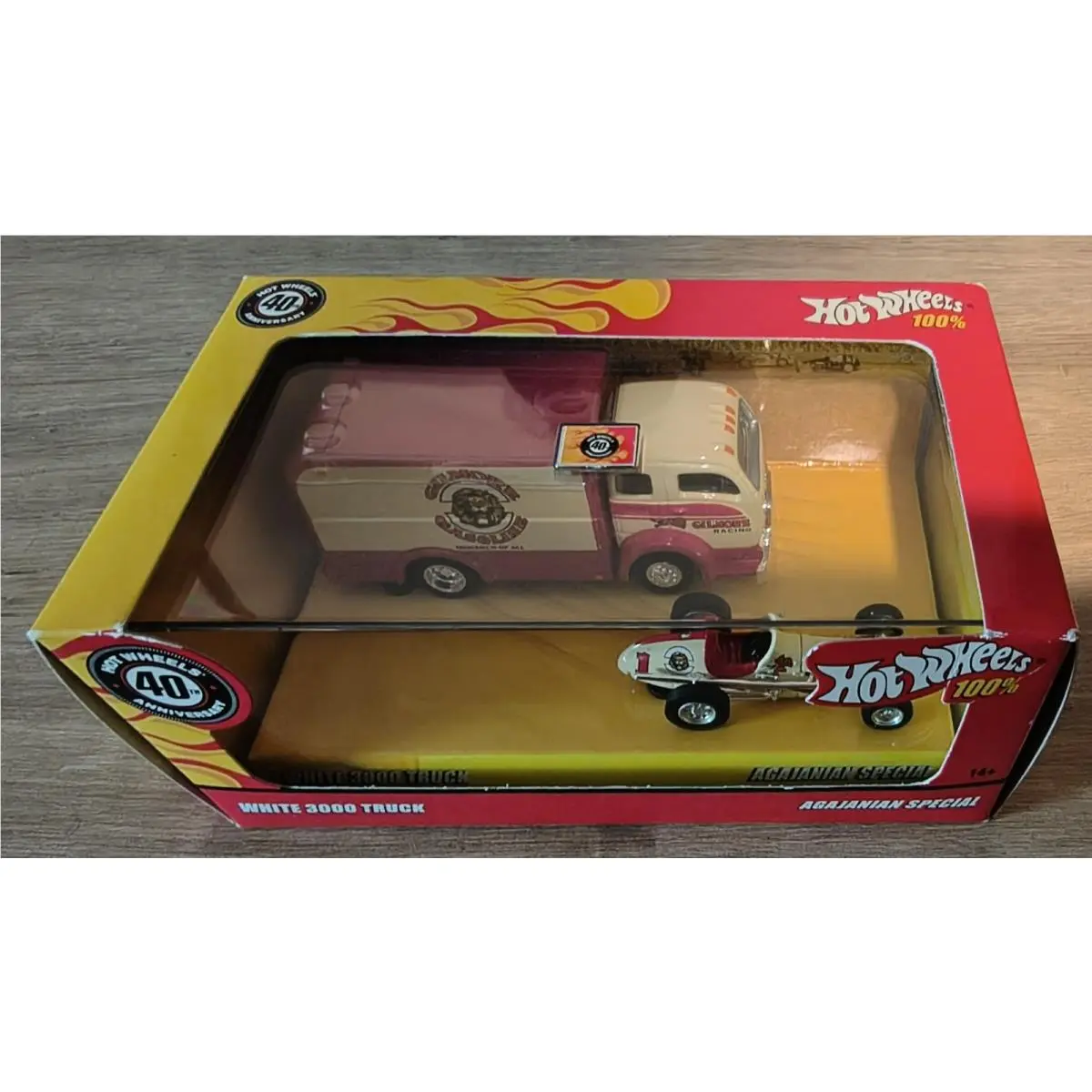 Hot Wheels Gilmore Special White 3000 Truck Agajanian Special 40th Anniversary