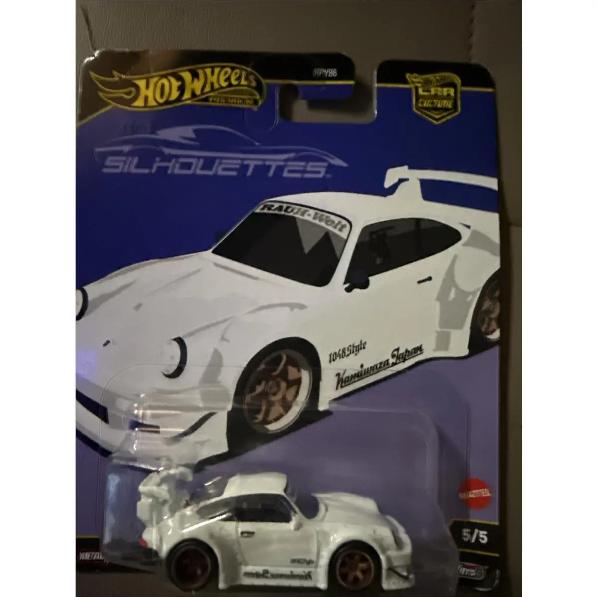 Hot Wheels Car Culture Silhouettes Rwb Porsche 930 White 1:64 Real Riders