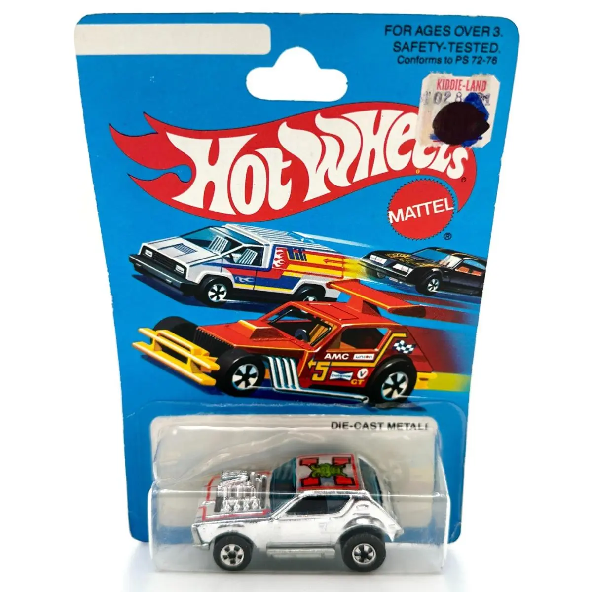 Vintage Hot Wheels Blackwall 1978 Chrome Gremlin Grinder Blister Pack Htf Card