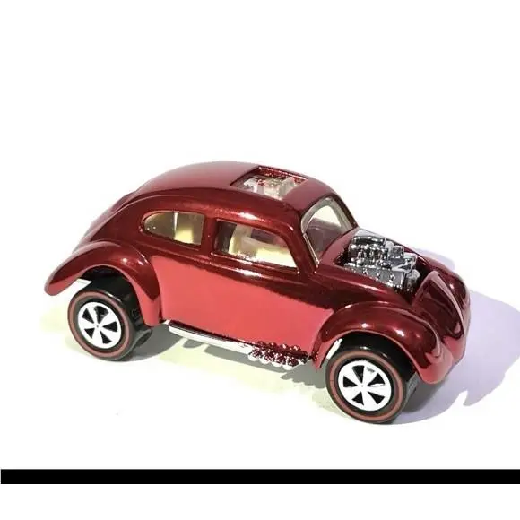 Hot Wheels Redline “custom Made Chrome Red ” VW Bug / Beetle - 1/1