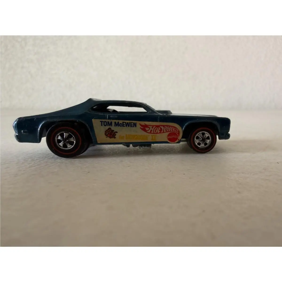 1969 Hot Wheels Redline Tom Mcewen Mongoose Funny Car Blue-plymouth Duster CJ5