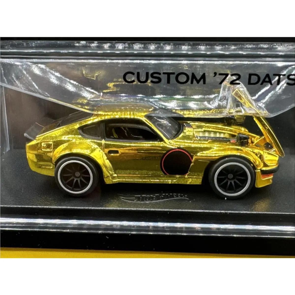a 2020 Hot Wheels Gold Custom 72 Datsun 240Z Redline Club Rlc