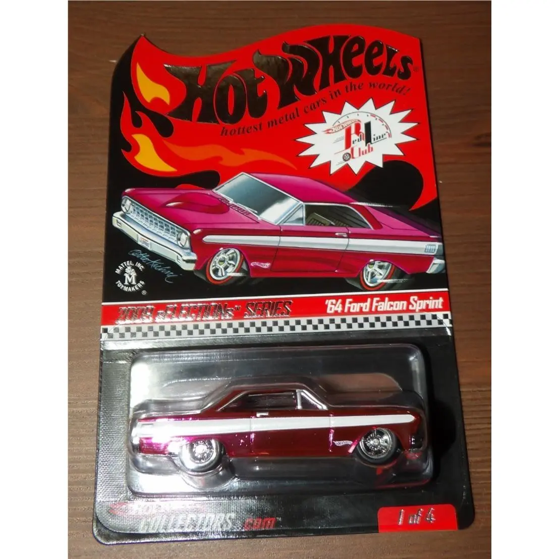 2009 Hot Wheels Rlc Selections - Pink - ‘64 Ford Falcon Sprint - 1220/4631