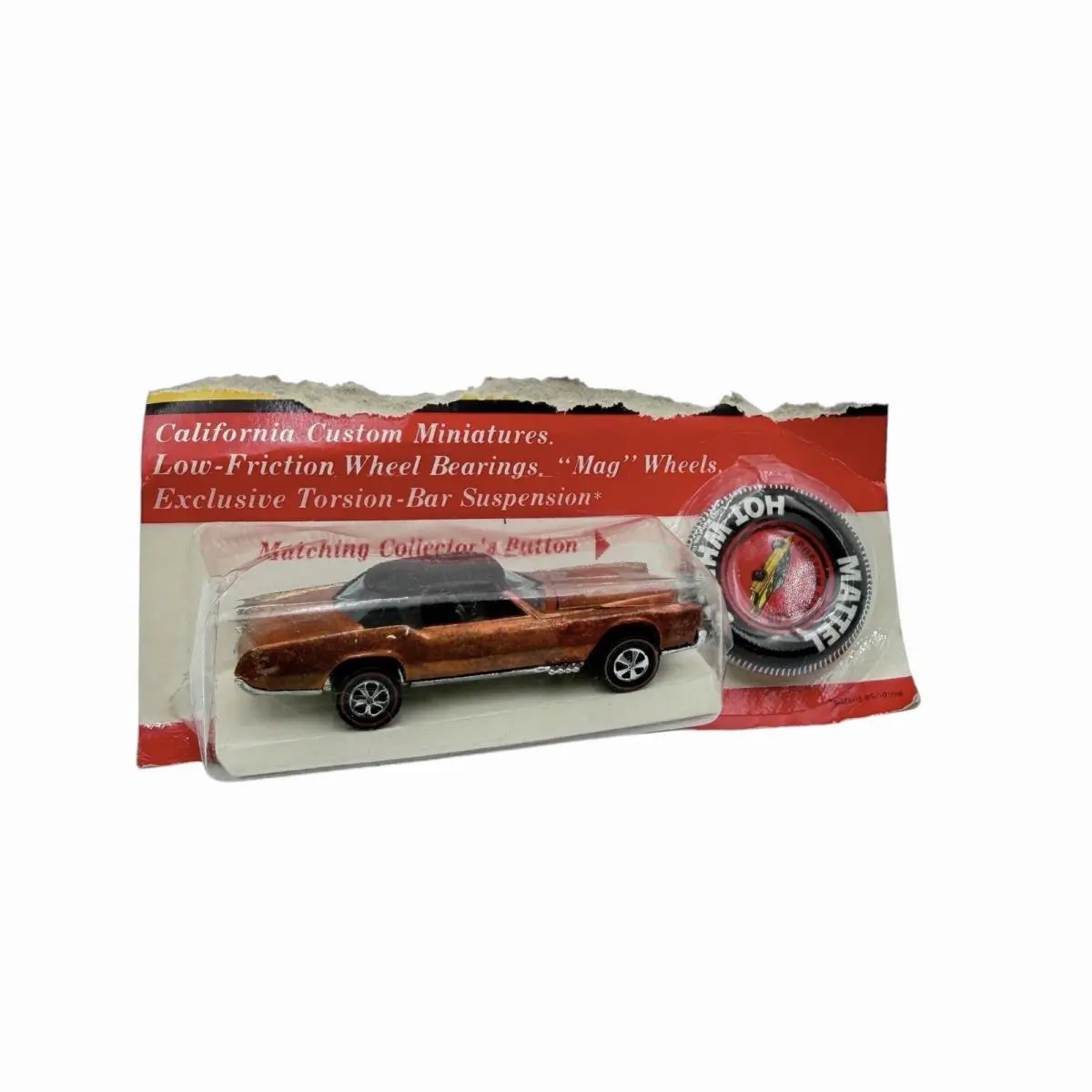 Hot Wheels Redline 1967 Custom Eldorado Orange Rare