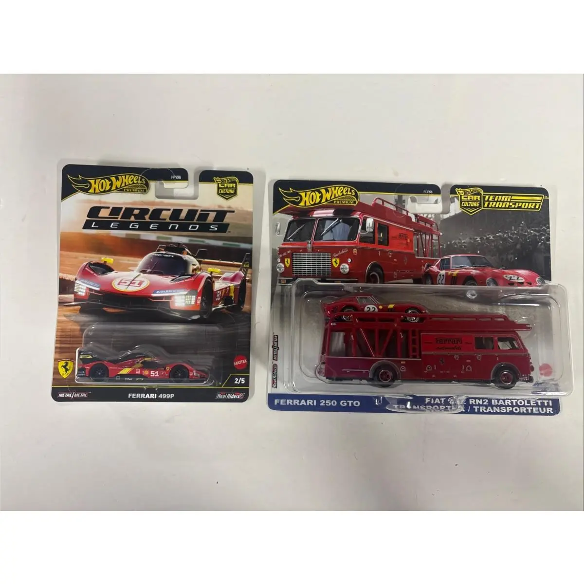 2025 Hot Wheel Car Culture Team Transport Ferrari 250 Gto Circuit Legends 499P