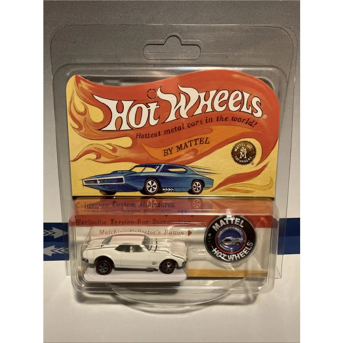 Hot Wheels Rlc 2018 50th Anniversary ‘67 Custom Camaro 05353/12000 W/protector