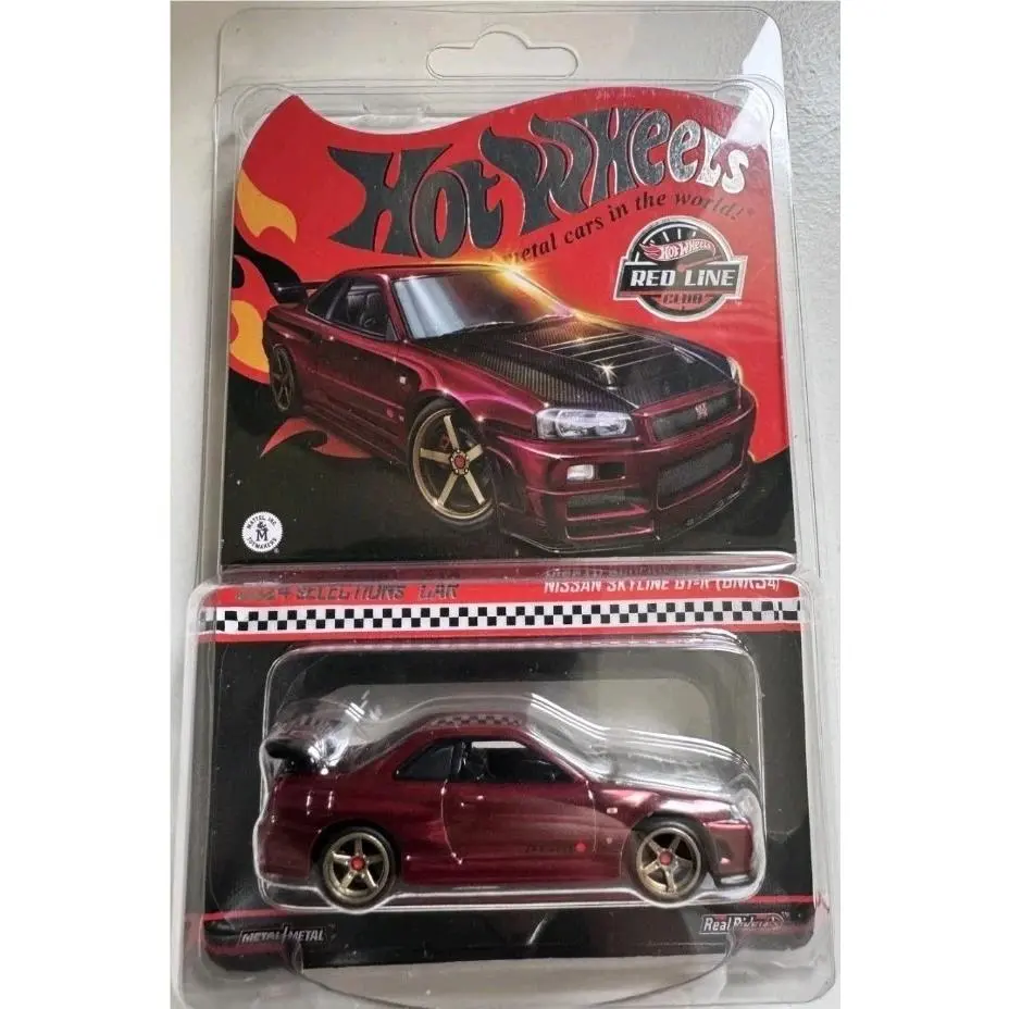 Hot Wheels Rlc Exclusive Selections Car Nissan Skyline Gt-r R34 Red Nip