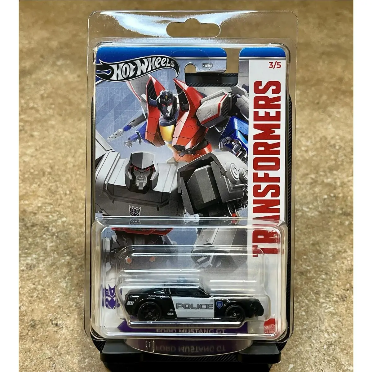 Hot Wheels Transformers Ford Mustang GT Text Version “to Punish and Enslave..”