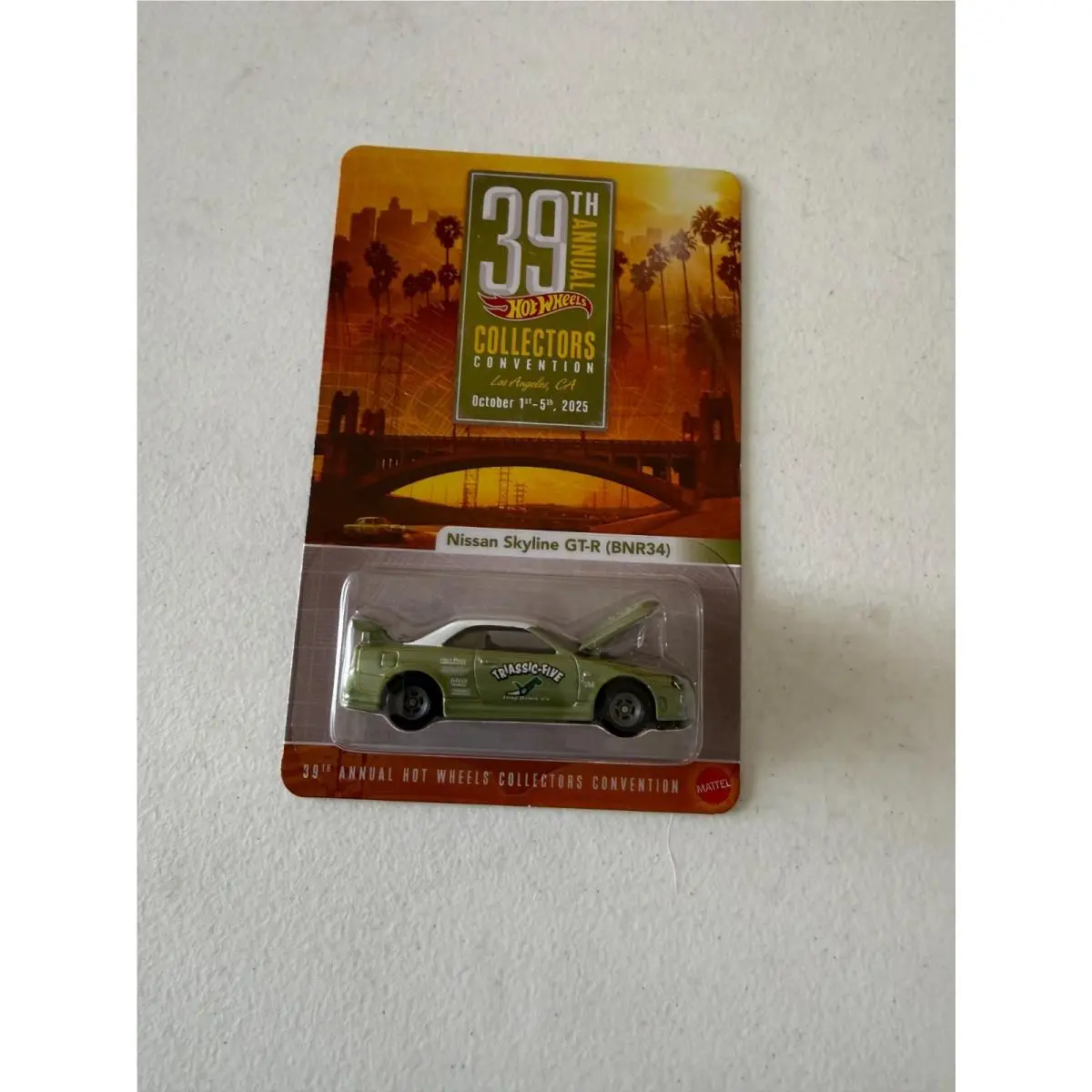 Hot Wheels 39th LA Convention Nissan Skyline Gt-r R34 Dinner Car CD2