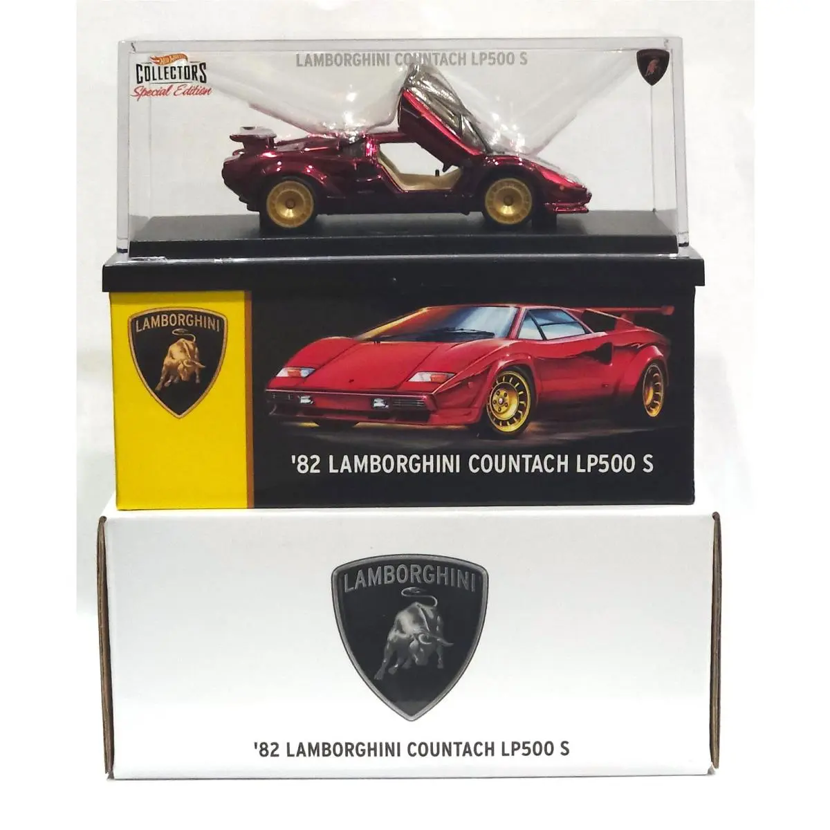 Hot Wheels 82 1982 Lamborghini Countach LP500 S 2019 Rlc Redline Club Car /12500