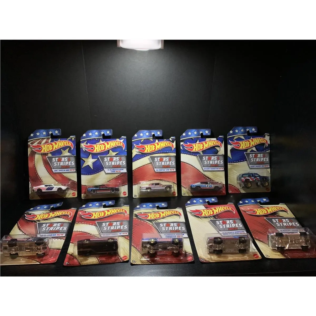 Hot Wheels Stars and Stripes Series. All American Classics. Full Collection