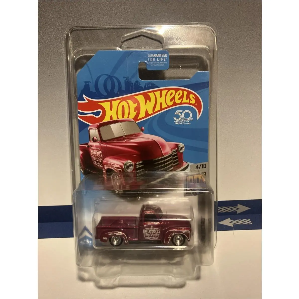 2018 Hot Wheels Super Treasure Hunt 52 Chevy Truck Pink HW Metro 4/10 Vhtf