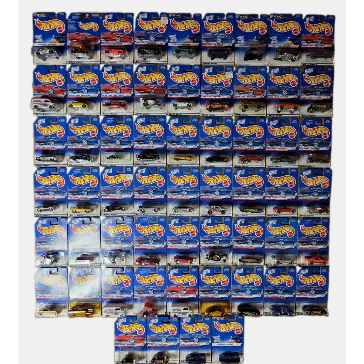 Hot Wheels 1998 First Editions Complete Set with Extras and Variants 58 Total